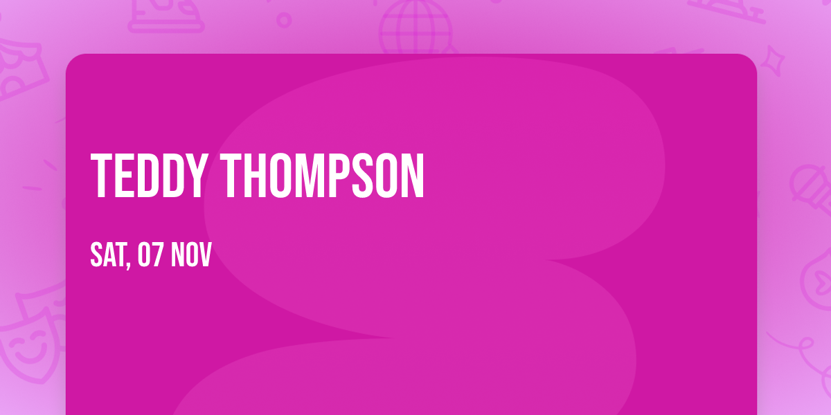 Teddy Thompson