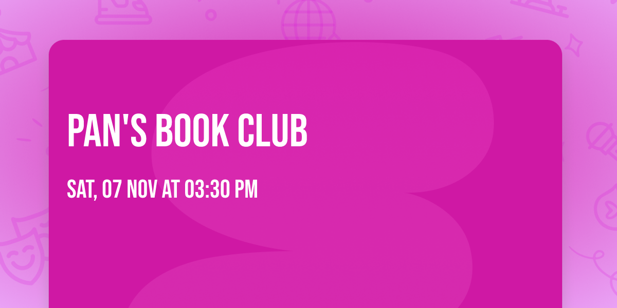 Pan's Book Club