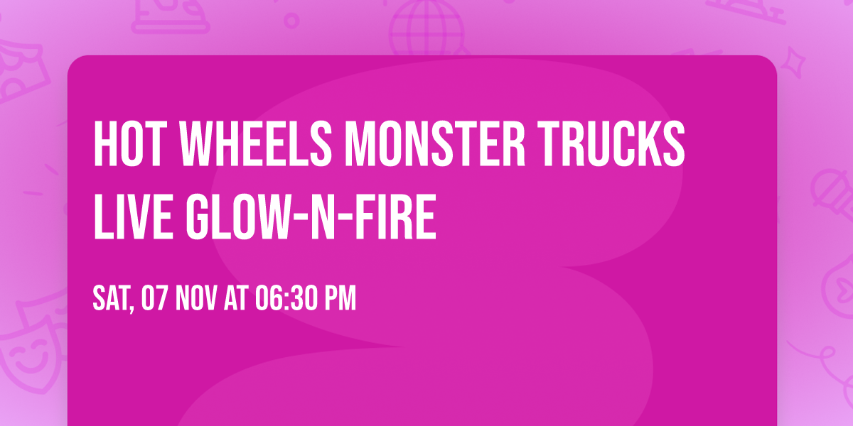 Hot Wheels Monster Trucks Live Glow-N-Fire
