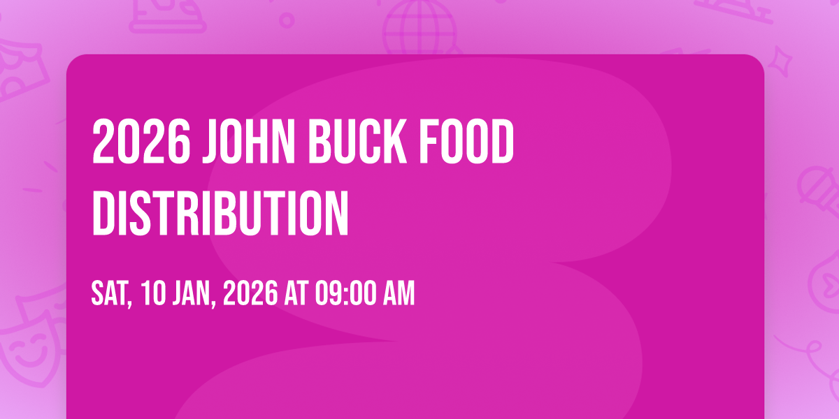 2026 John Buck Food Distribution