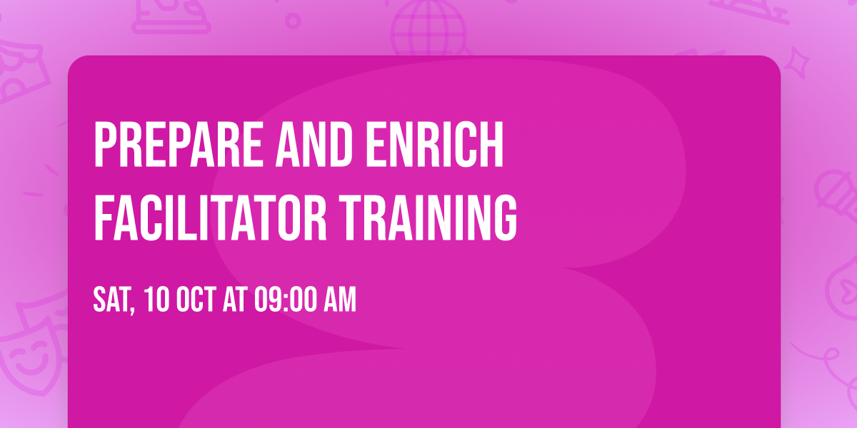 Prepare and Enrich Facilitator Training