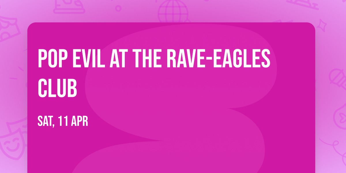 Pop Evil at The Rave-Eagles Club