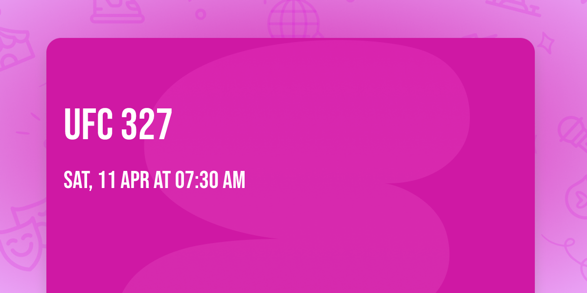 UFC 327
