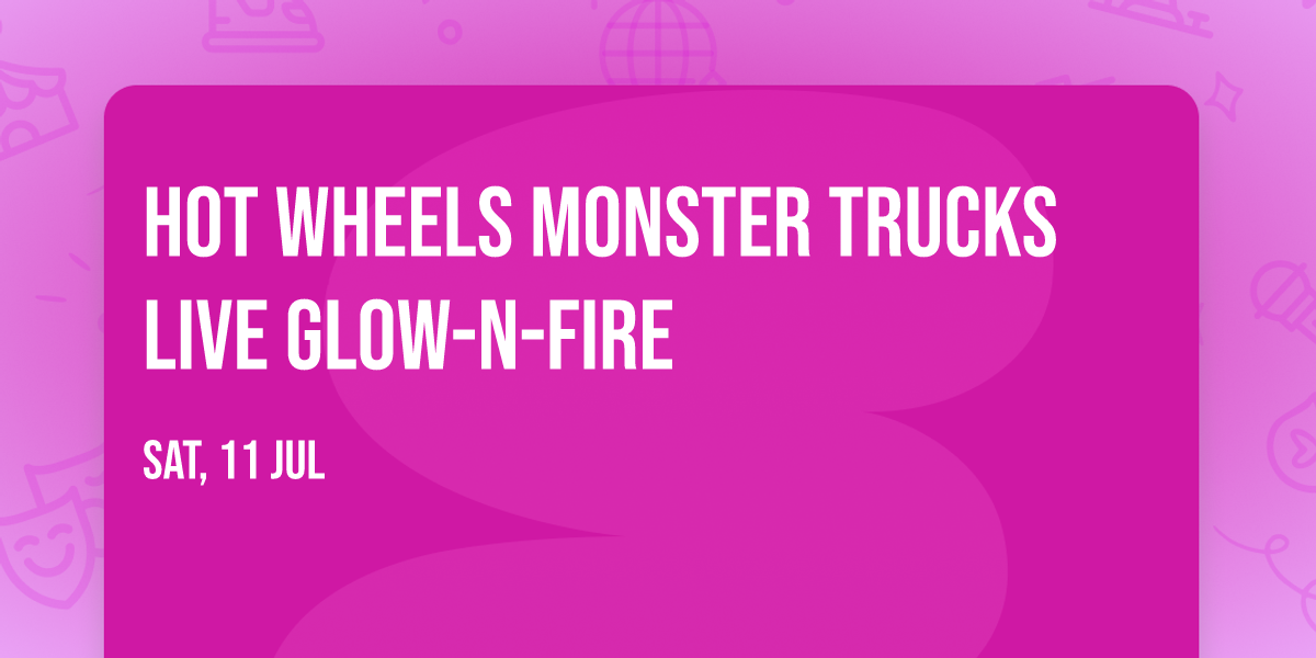 Hot Wheels Monster Trucks Live Glow-N-Fire