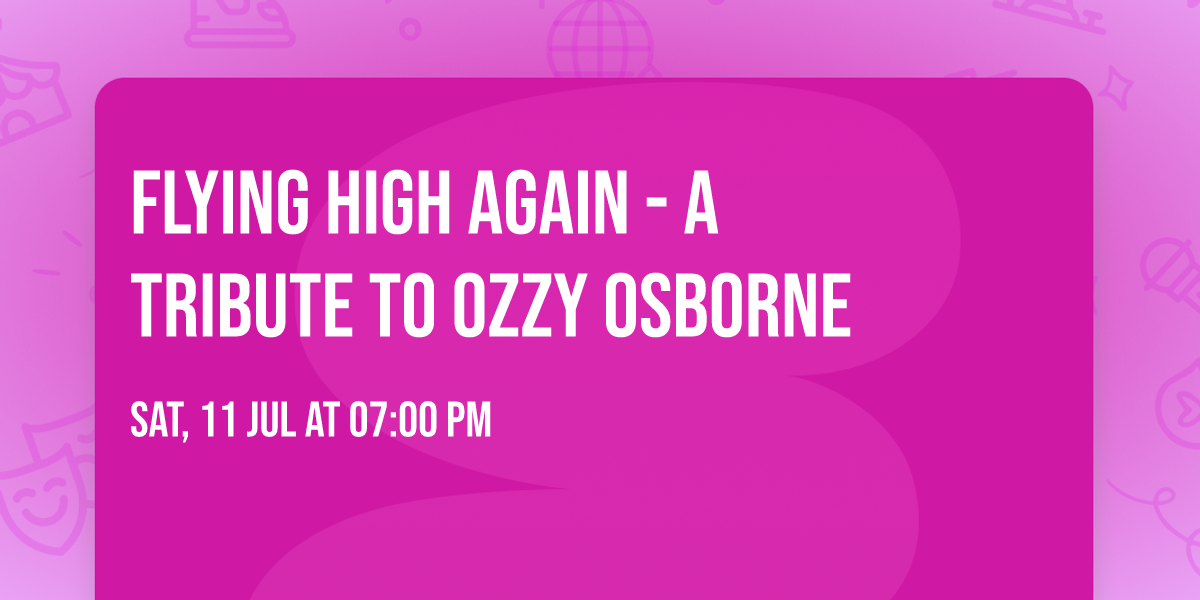 Flying High Again - A Tribute to Ozzy Osborne