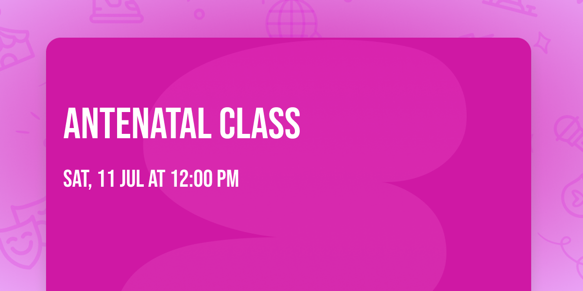 Antenatal Class\u200b