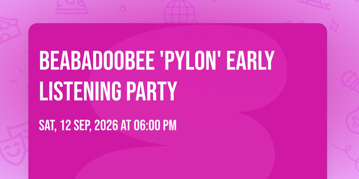 Beabadoobee 'Pylon' Early Listening Party