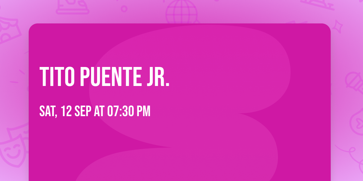 Tito Puente Jr.