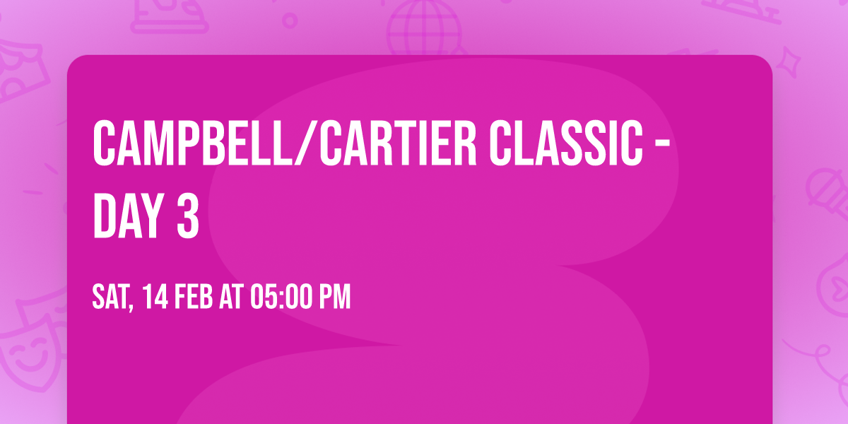Campbell\/Cartier Classic - Day 3