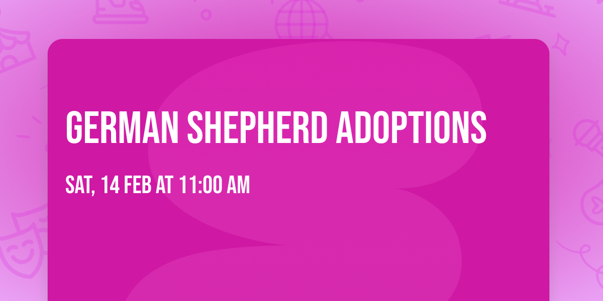 GERMAN SHEPHERD ADOPTIONS