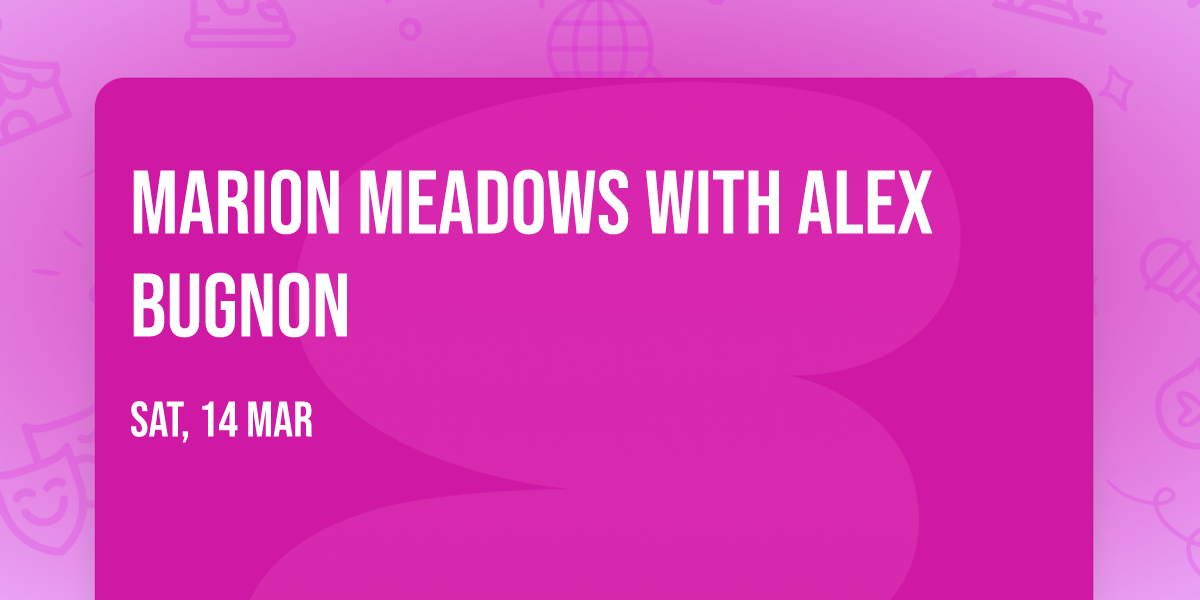 Marion Meadows with Alex Bugnon