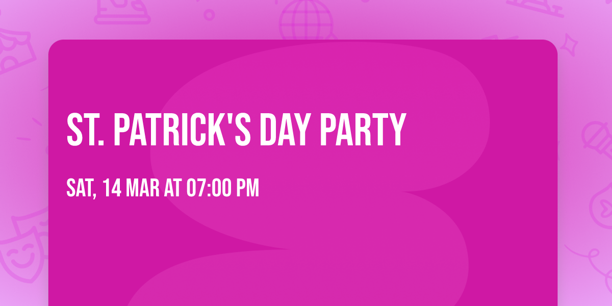 St. Patrick's Day Party