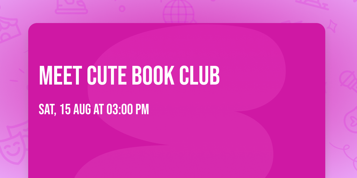 Meet Cute Book Club