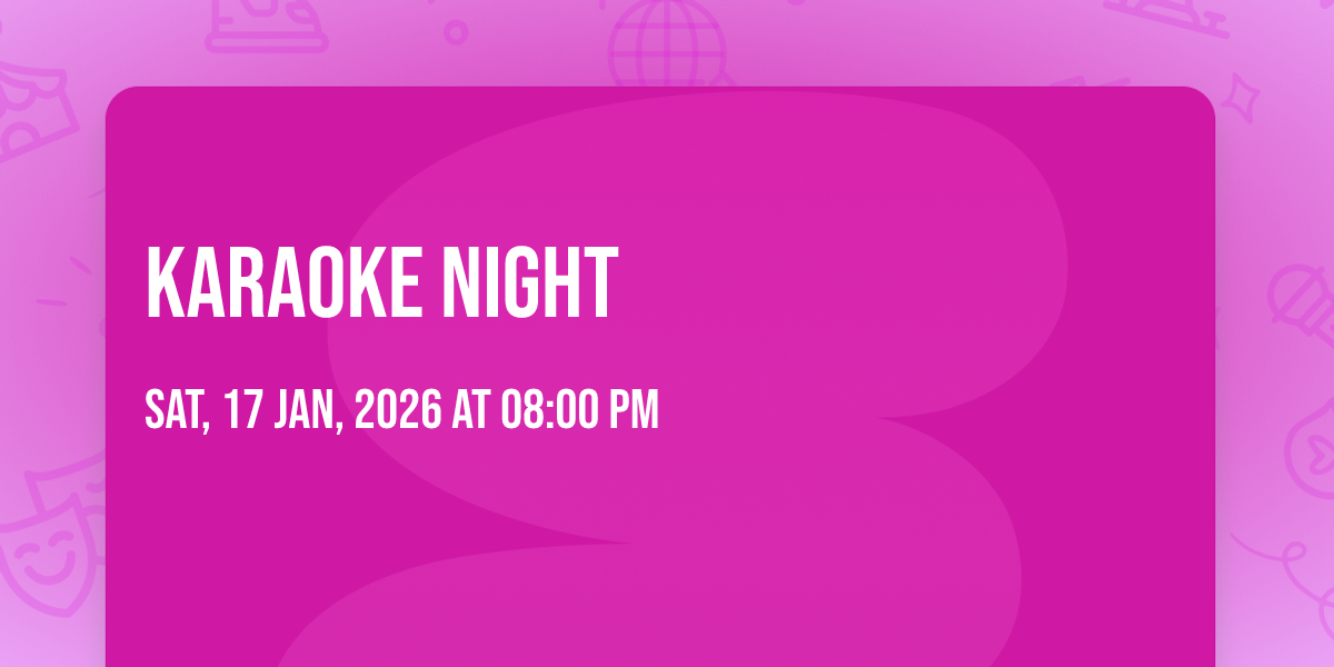 Karaoke Night
