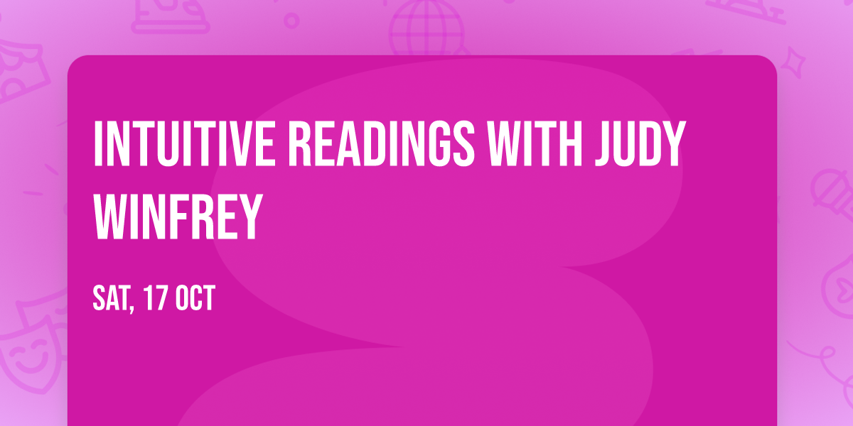 Intuitive Readings with Judy Winfrey