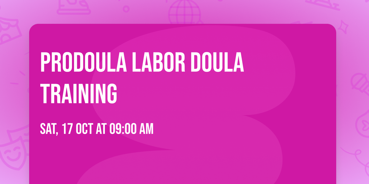 ProDoula Labor Doula Training 