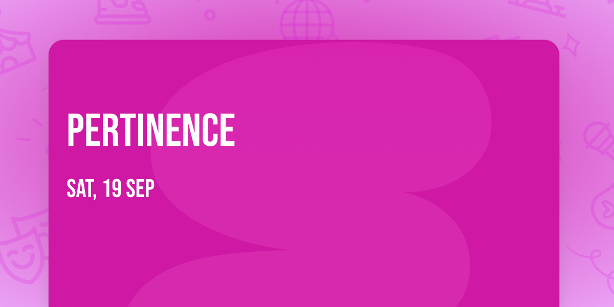 Pertinence