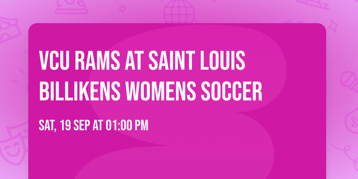 VCU Rams at Saint Louis Billikens Womens Soccer