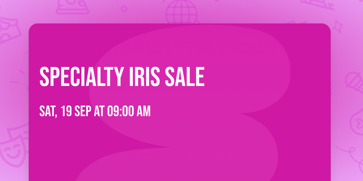 Specialty Iris Sale 