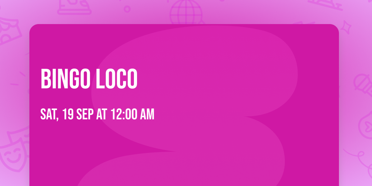 Bingo Loco