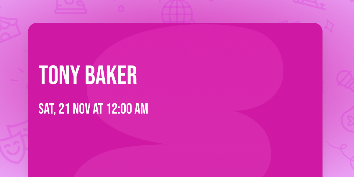 Tony Baker
