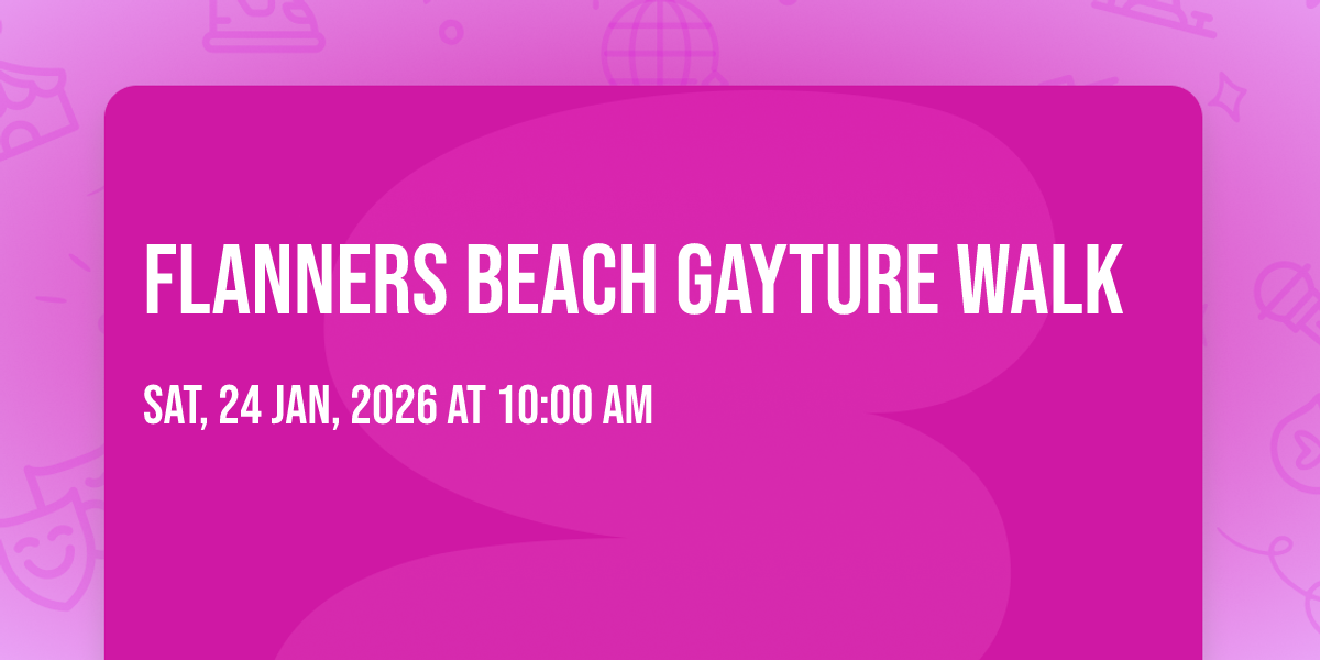 Flanners Beach Gayture Walk