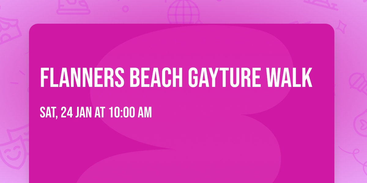 Flanners Beach Gayture Walk