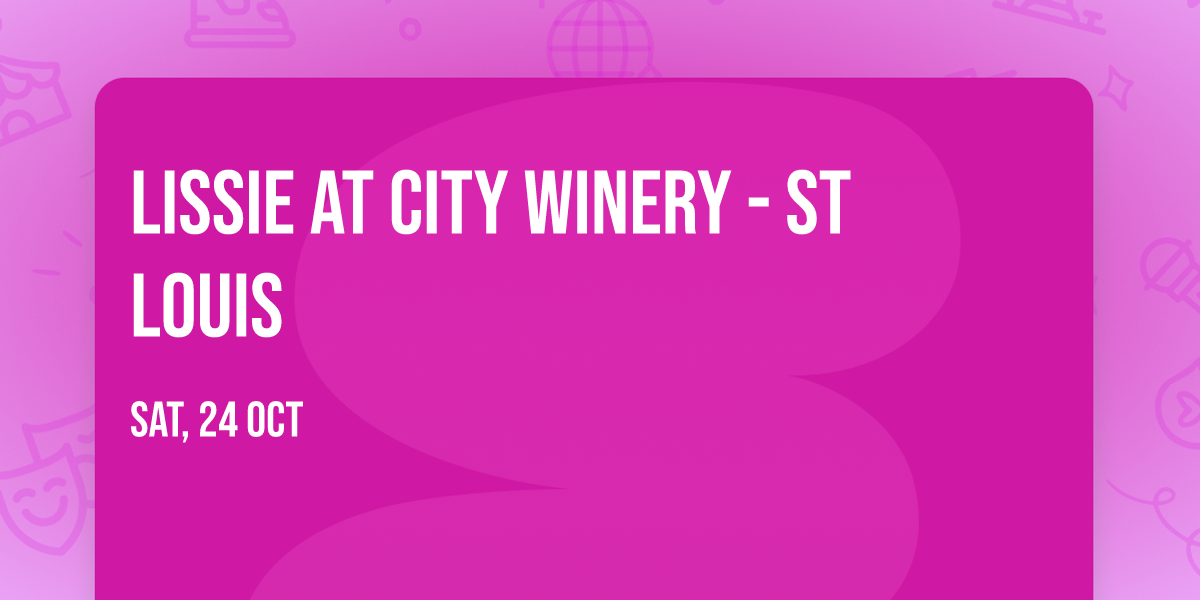Lissie at City Winery - St Louis