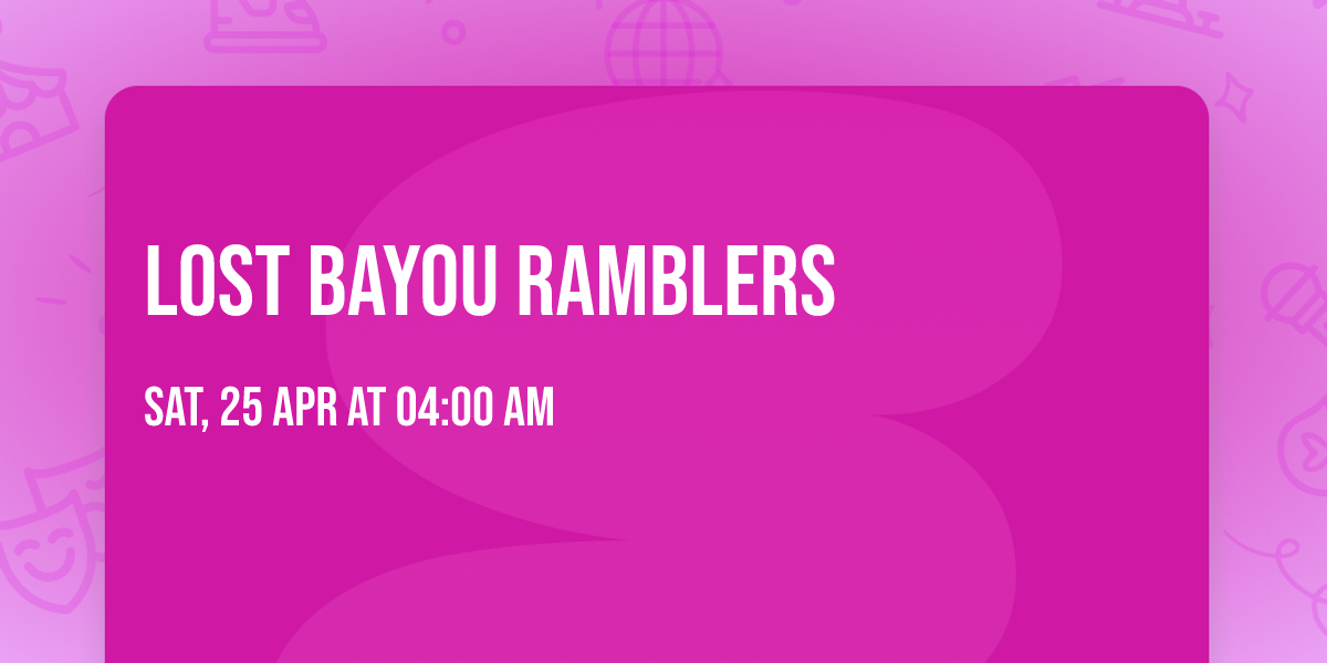 Lost Bayou Ramblers