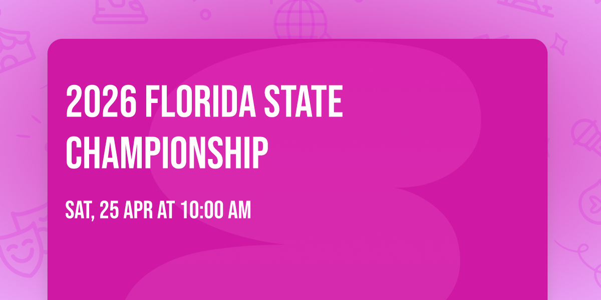 2026 Florida State Championship 