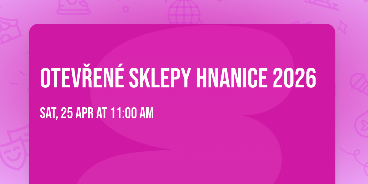 Otev\u0159en\u00e9 sklepy Hnanice 2026
