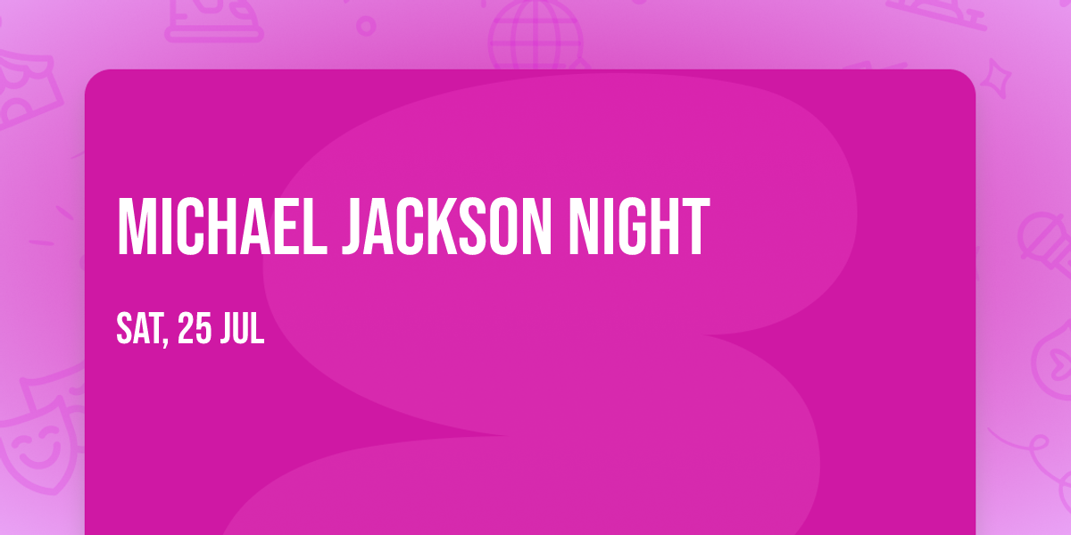 Michael Jackson Night