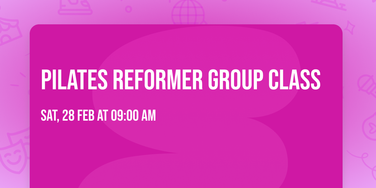 Pilates Reformer Group Class