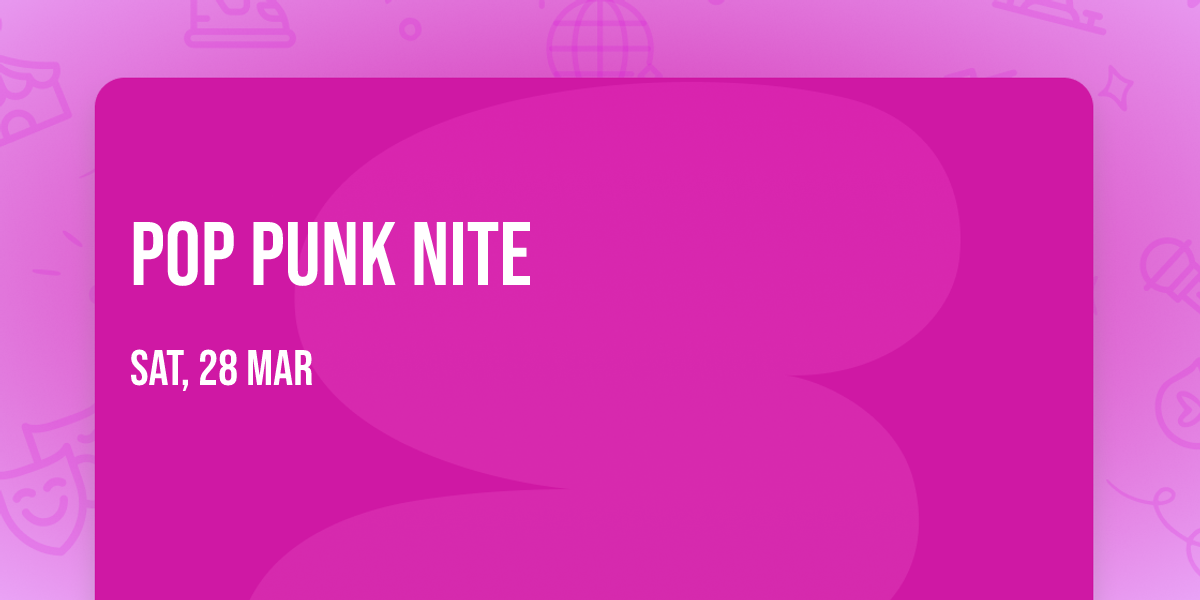 Pop Punk Nite