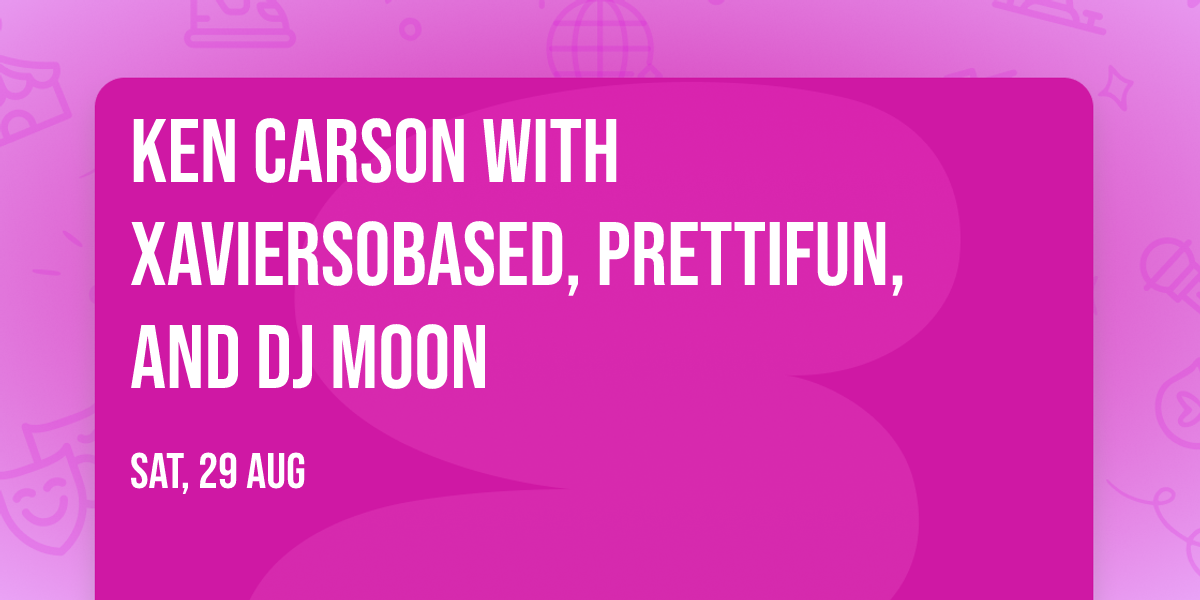 Ken Carson with Xaviersobased, Prettifun, and DJ Moon