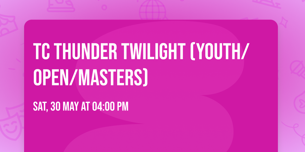 TC Thunder Twilight  (Youth\/Open\/Masters)