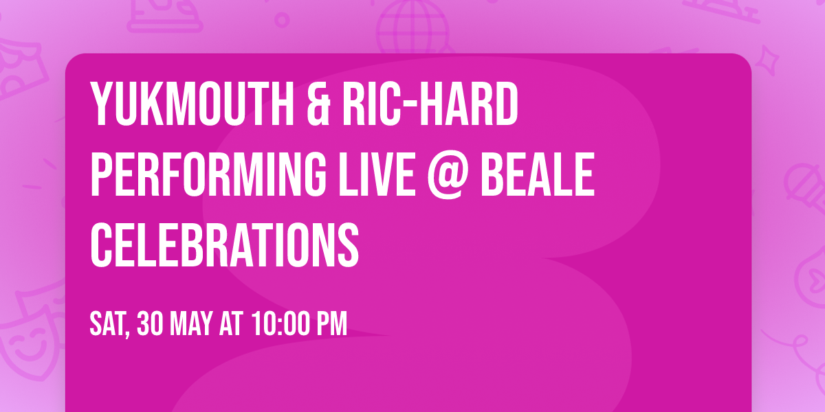 YUKMOUTH & RIC-HARD PERFORMING LIVE @ BEALE CELEBRATIONS