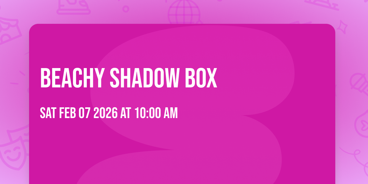 Beachy Shadow Box