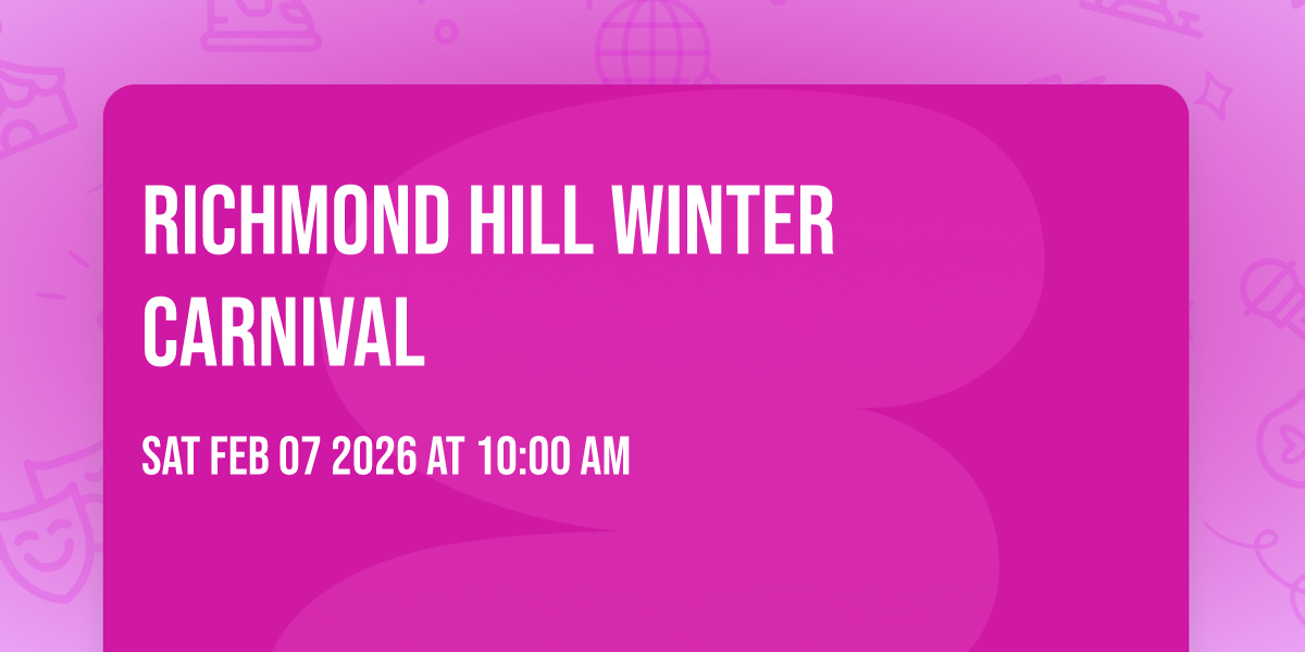 Richmond Hill Winter Carnival