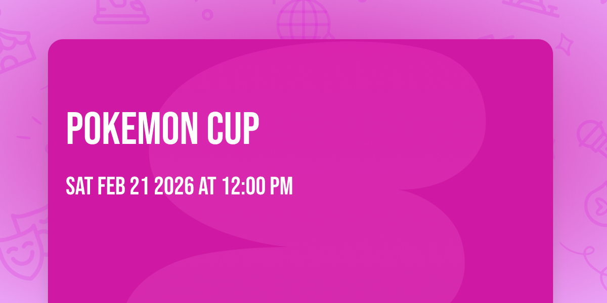 Pokemon Cup