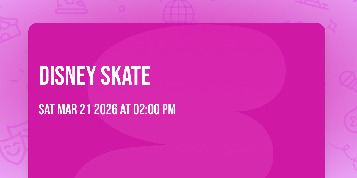 Disney Skate 