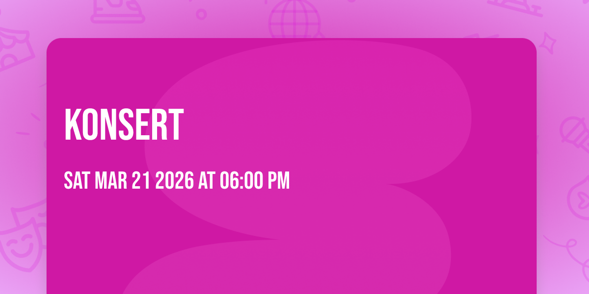 Konsert