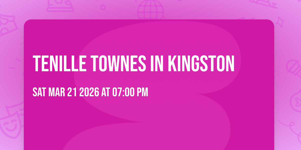Tenille Townes in Kingston