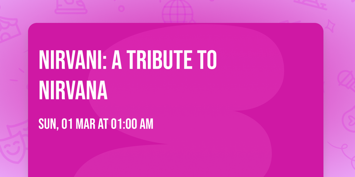 Nirvani: A Tribute To Nirvana