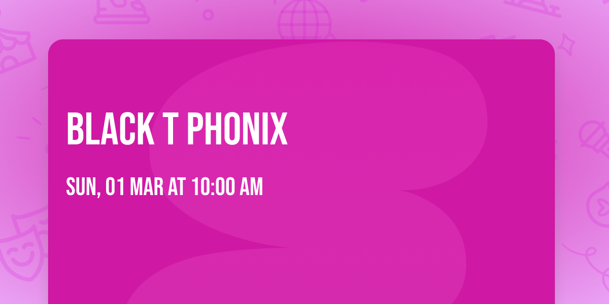 \u262f\ufe0f Black T phonix \ud83e\udd81\ud83c\udf99\ufe0f