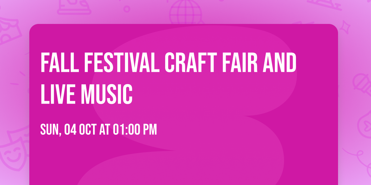 Fall Festival Craft Fair and Live Music 