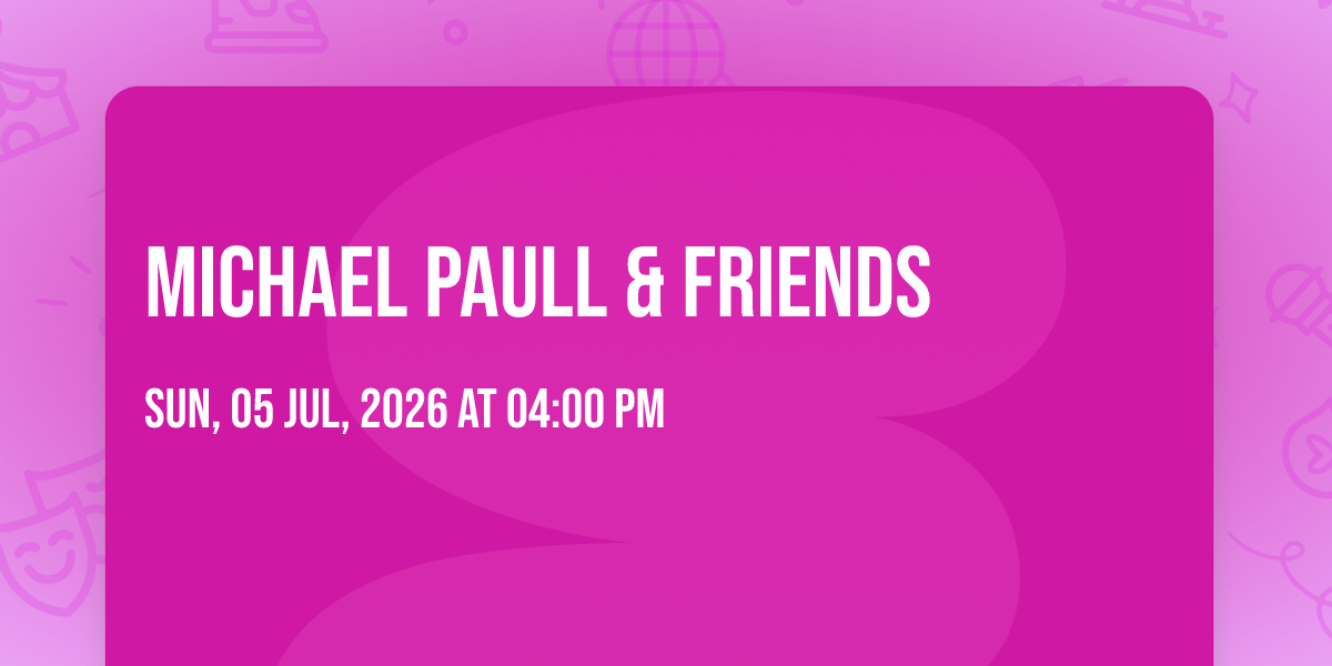 Michael Paull & Friends , 124 Middle Ln, Beaufort, NC, 5 July 2026