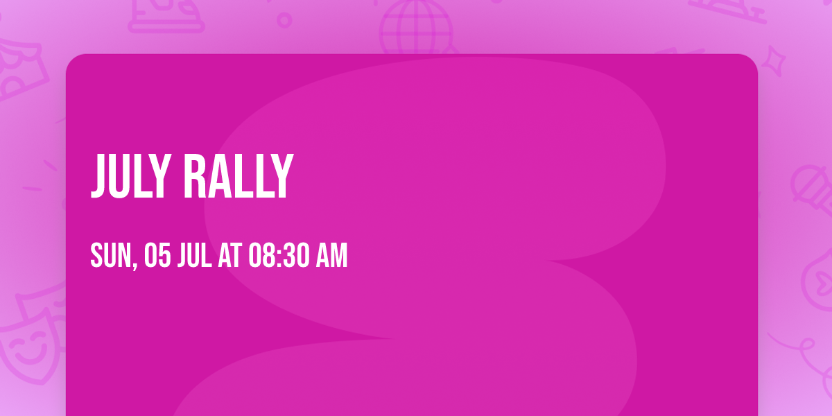 July rally