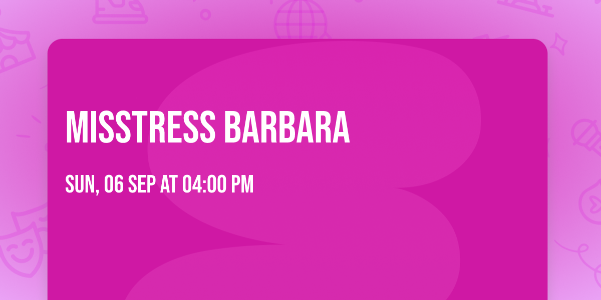 Misstress Barbara