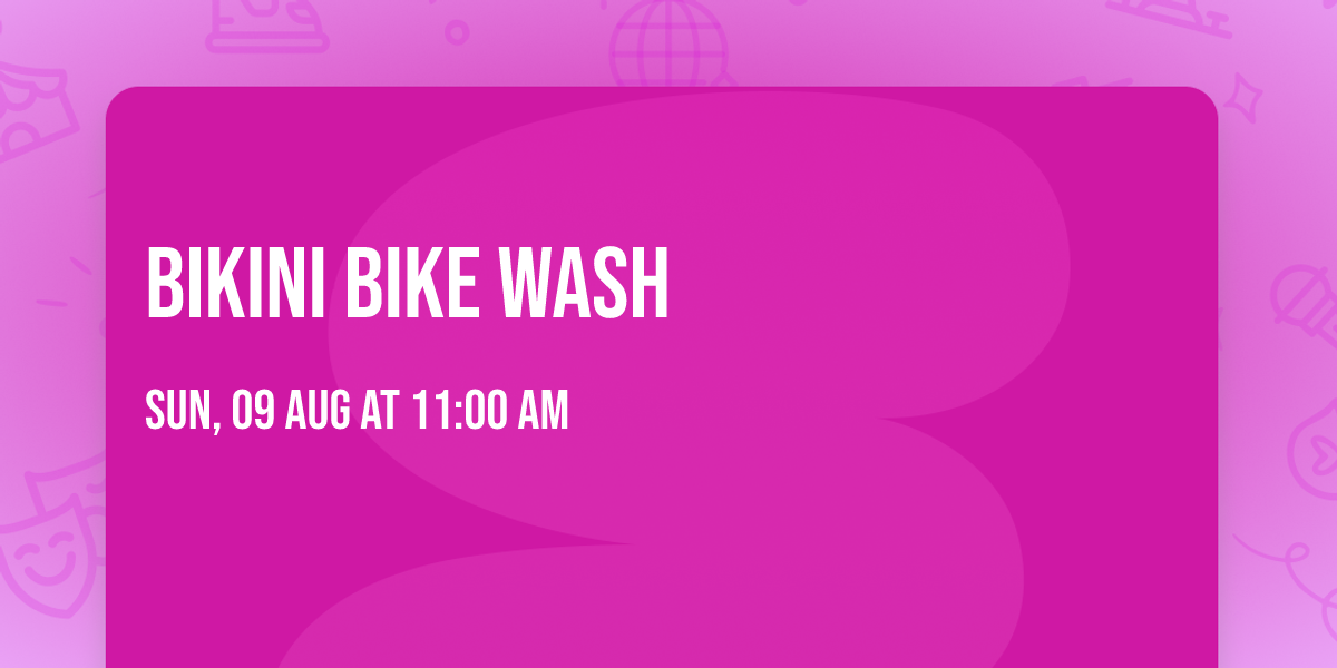 Bikini Bike Wash \ud83d\udca6
